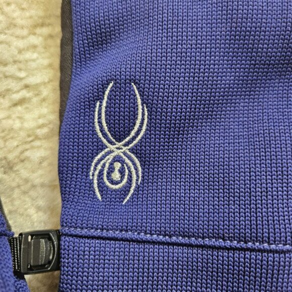 Women's Spyder Gloves Purple & Black - Picture 3 of 5